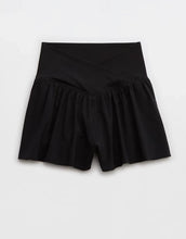 Load image into Gallery viewer, Women’s Crossover Waist Flowy Skort with Built-In Shorts &amp; Side Pockets