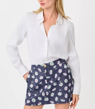 Load image into Gallery viewer, Women’s Straight Fit Long Sleeve Button Down White Shirt
