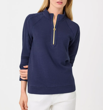 Load image into Gallery viewer, Women’s Relaxed Fit Half Zip Long Sleeve Pullover Top