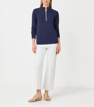 Load image into Gallery viewer, Women’s Relaxed Fit Half Zip Long Sleeve Pullover Top
