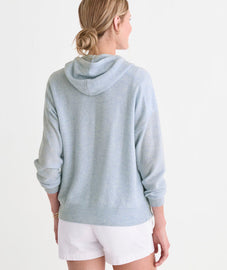 Women’s Lightweight Open Weave Soft Knit Hoodie